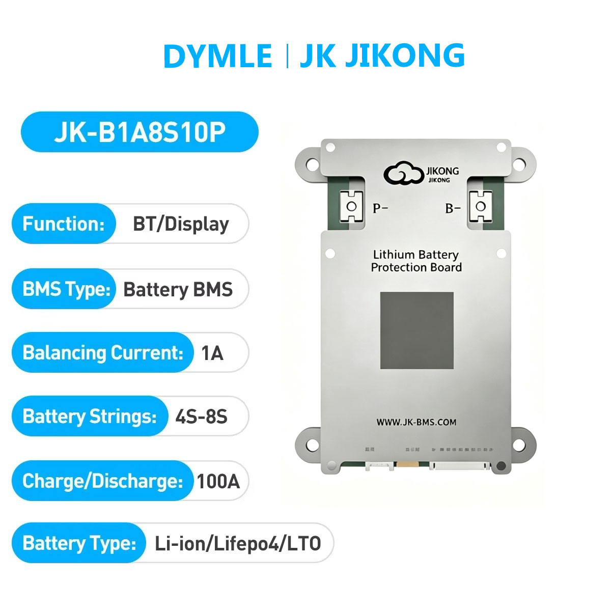 JK JIKONG B1A8S10P Smart Activ - đánh giá và giá Lithium Battery 12V