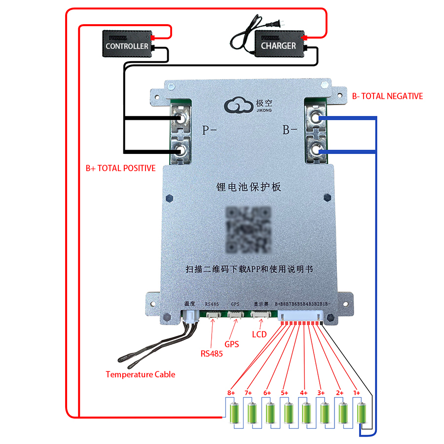 JK BMS 200A JK-B2A8S20P JKBMS  - đánh giá và giá Lithium Battery 12V