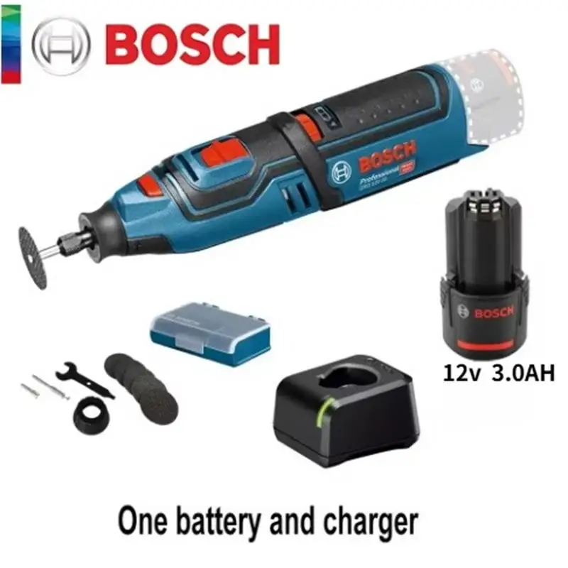 Bosch GRO 12V-35 Professional  - đánh giá và giá Lithium Battery 12V